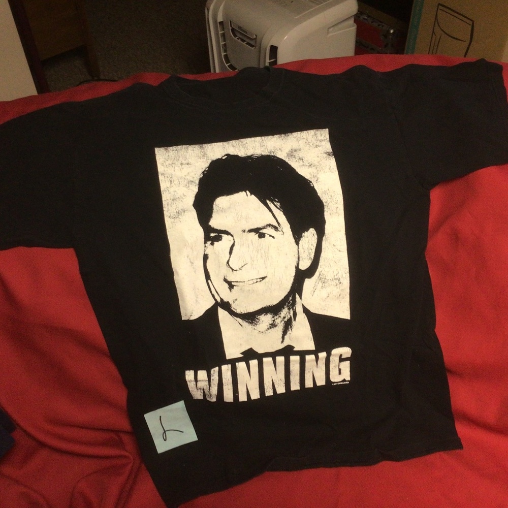 Charlie Sheen WINNING tshirt